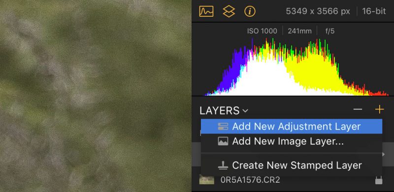 how to reduce noise luminar 2018