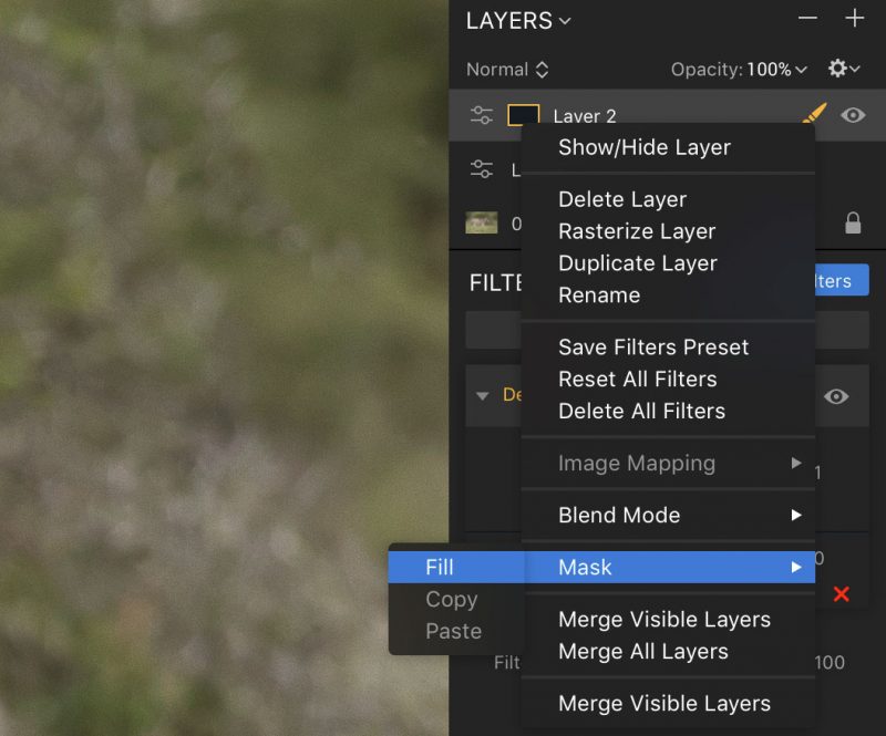 how to reduce noise luminar 2018