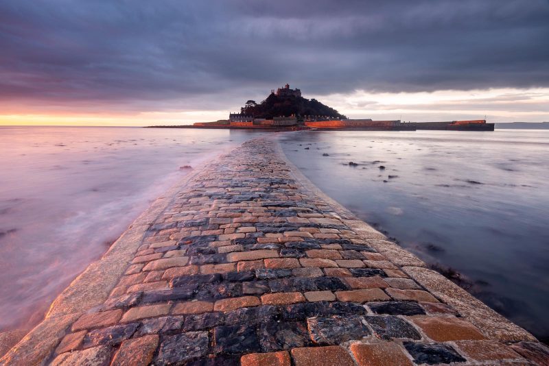St Michael's Mount, early morning light