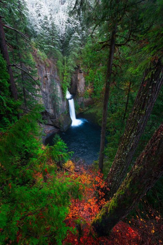 Waterfall landscape