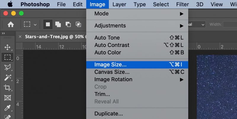 reduce pixel dimensions photoshop
