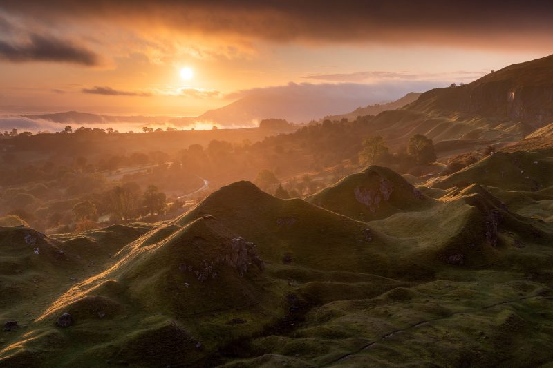 Llangattock landscape by Drew Buckley