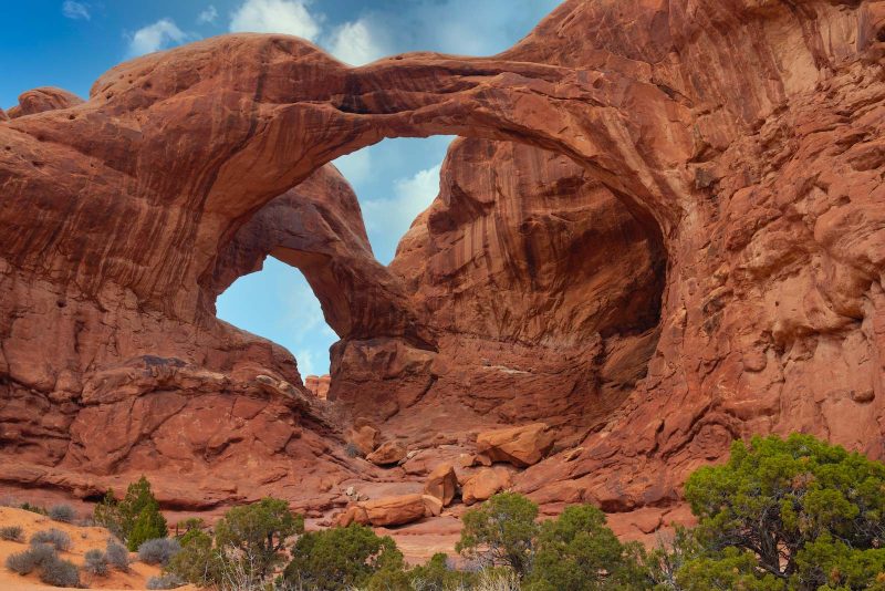 Double Arch, Moab, Utah photography locations
