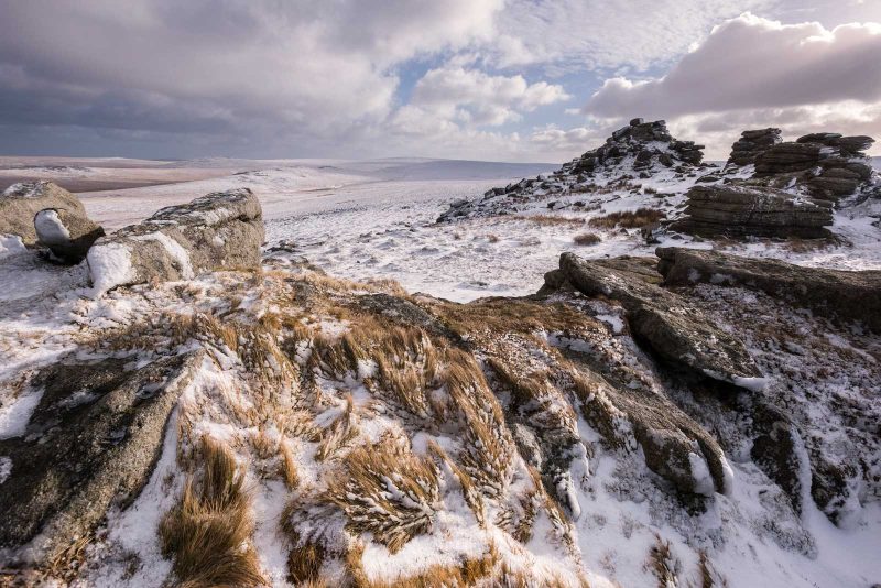 west mill tor photography landscape snow winter
